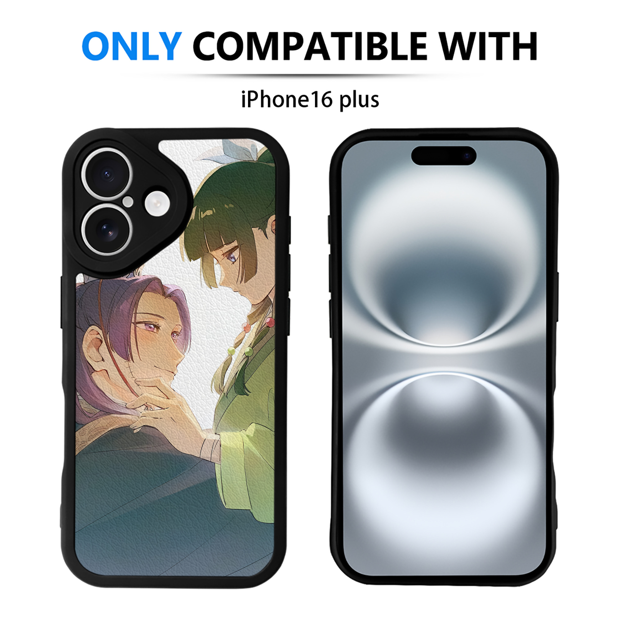 （画像用） 薬屋のひとりごと The Apothecary Diaries 【iPhone 16シリーズ対応】シリコンスマホケース（レザー調） 材質：シリコン